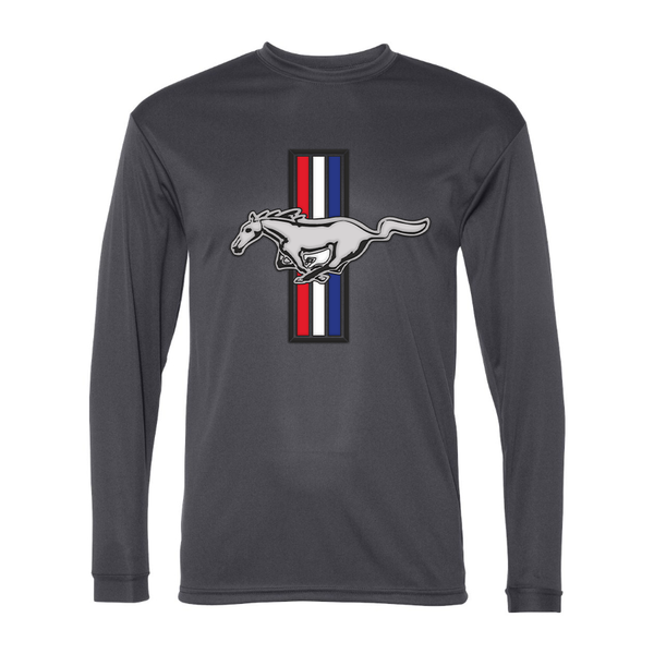 Men's Mustang Polyester Long Sleeve T-Shirt