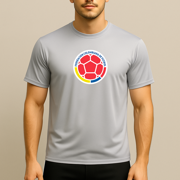Men's Colombia National Soccer Team Polyester T-Shirt