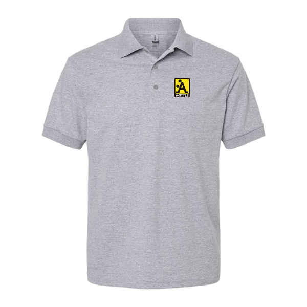 Men's A Style Logo Dry Blend Polo