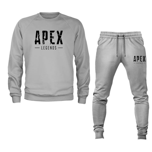 Men's Apex Legends Game Logo Crewneck Sweatshirt Joggers Suit