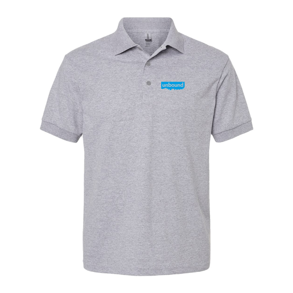 Men's Unbound Live Logo  Dry Blend Polo