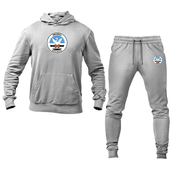 Men's Swansea City Soccer Hoodie Joggers Set