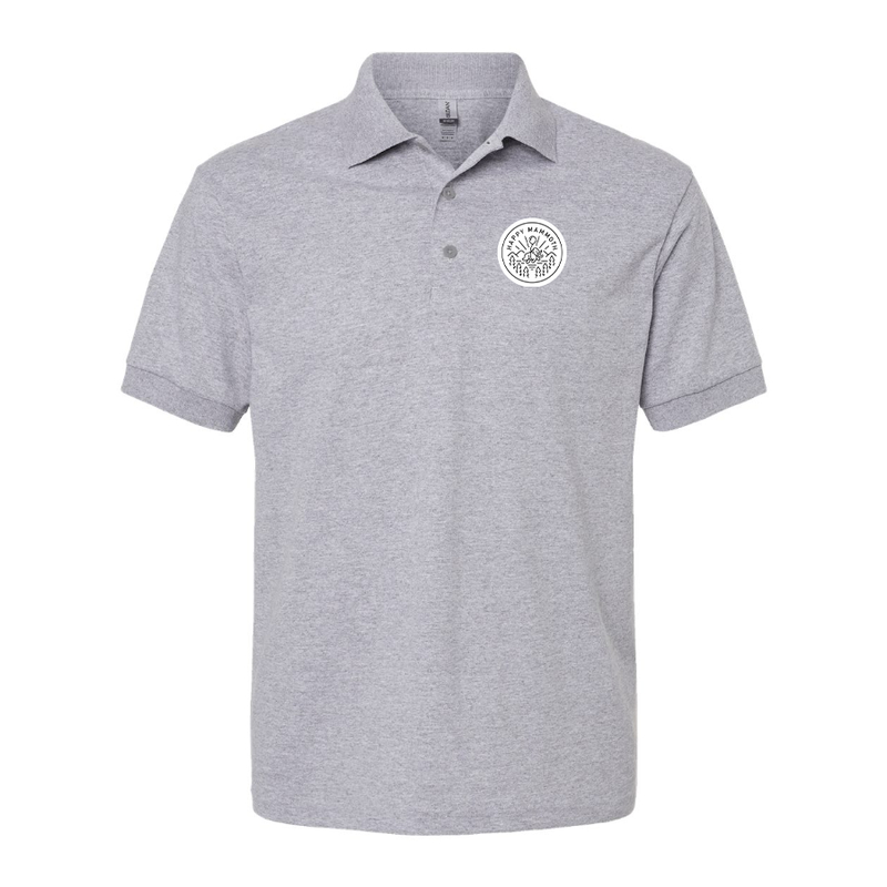Men's Happy Mammoth Logo Dry Blend Polo