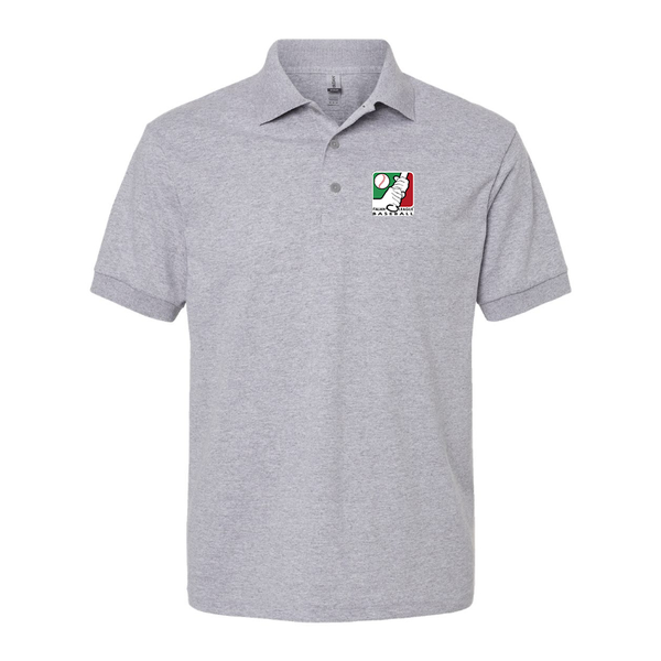 Men's Italian Baseball League Logo Dry Blend Polo