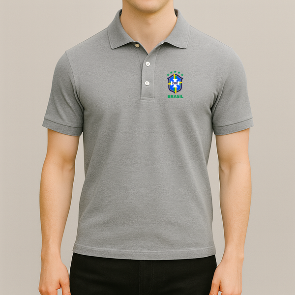 Men's Brasil National Soccer Team Dry Blend Polo