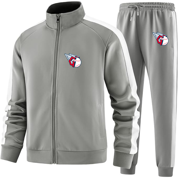 Men's Cleveland Guardians Logo Dri-Fit TrackSuit