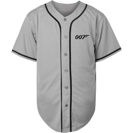 Men's 007 James Bond Movie Baseball Jersey