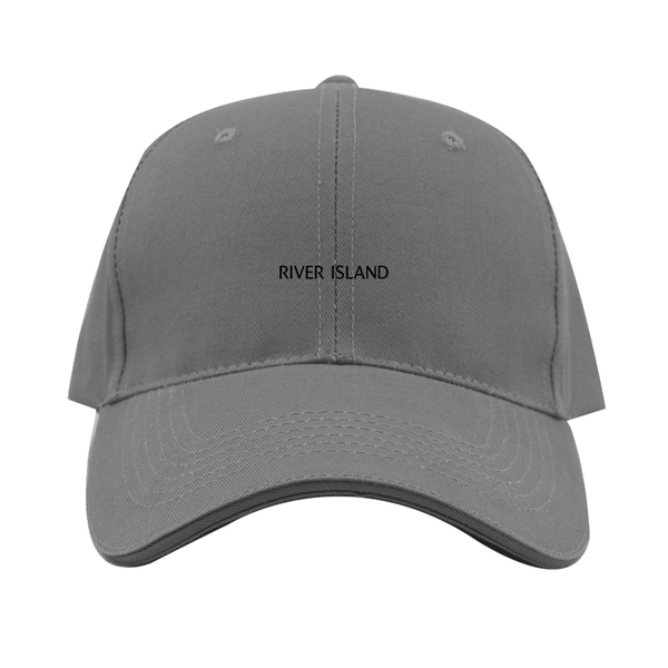 River Island  Logo  Dad Baseball Cap Hat