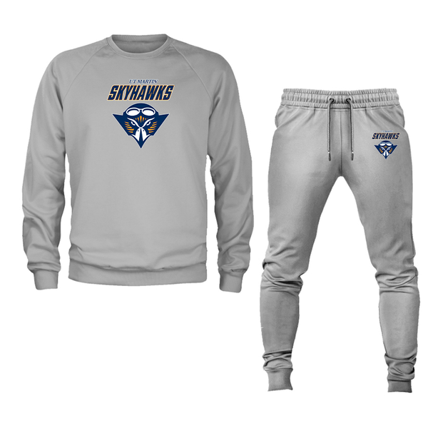 Men's Tennessee Martin Skyhawks Crewneck Sweatshirt Joggers Suit