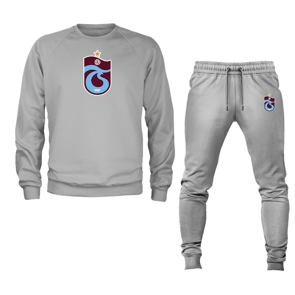 Men's Trabzonspor Soccer Crewneck Sweatshirt Joggers Suit