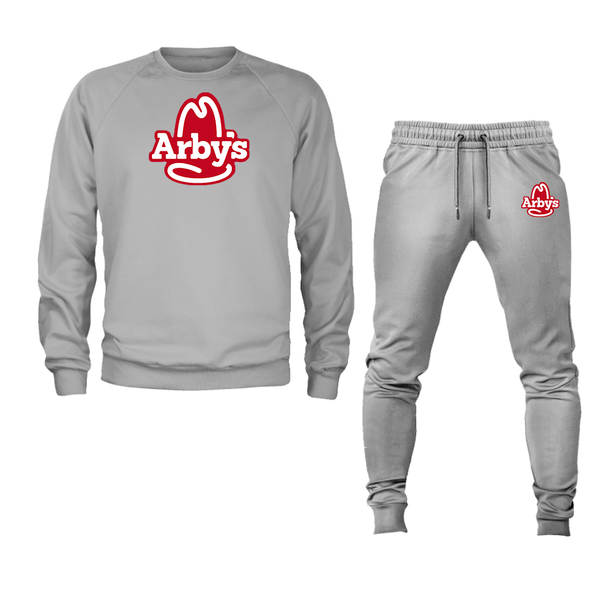 Men's Arbys Crewneck Sweatshirt Joggers Suit