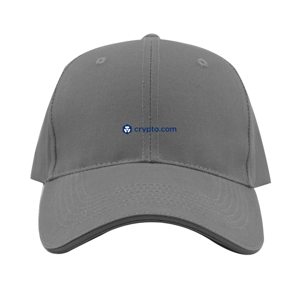 Crypto.Com  Logo  Dad Baseball Cap Hat
