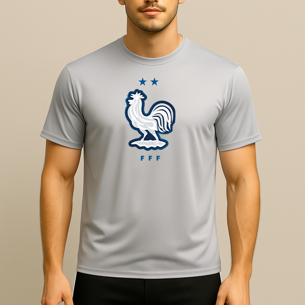 Men's France National Soccer Team Polyester T-Shirt