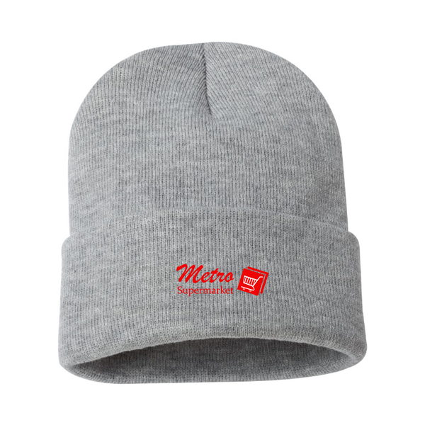 Metro Supermarket Logo  Beanie Hat