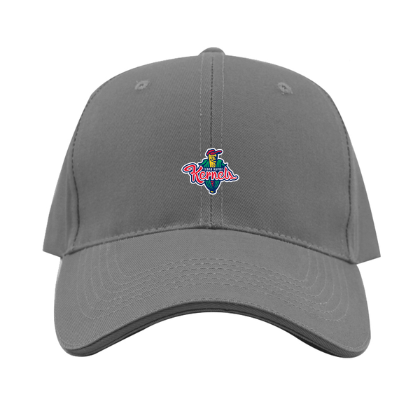 Cedar Rapids Kernels Logo  Dad Baseball Cap Hat