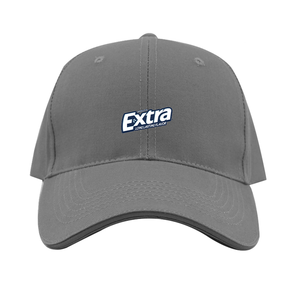 Extra Gum Logo  Dad Baseball Cap Hat