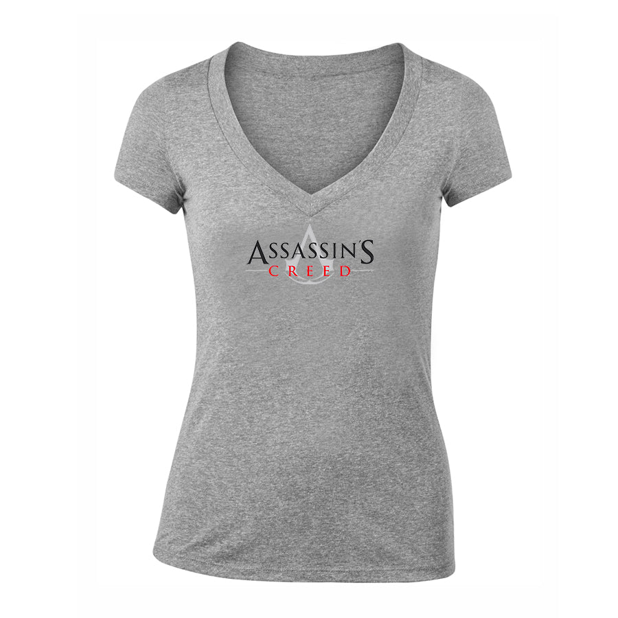 Women's Assassins Creed Game V-Neck T-Shirt