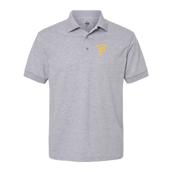 Men's Bristol Pirates  Logo Dry Blend Polo