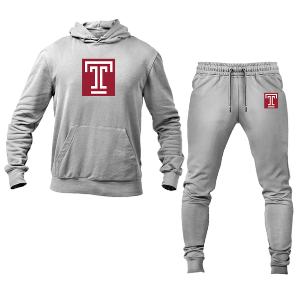 Men's Temple Owls Hoodie Joggers Set