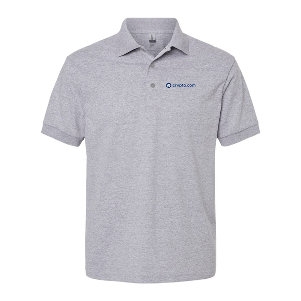Men's Crypto.Com  Logo Dry Blend Polo
