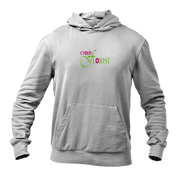 Men's Cyber Florist Logo Pullover Hoodie