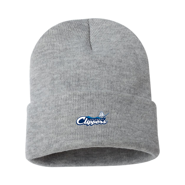 Columbus Clippers Logo Beanie Hat