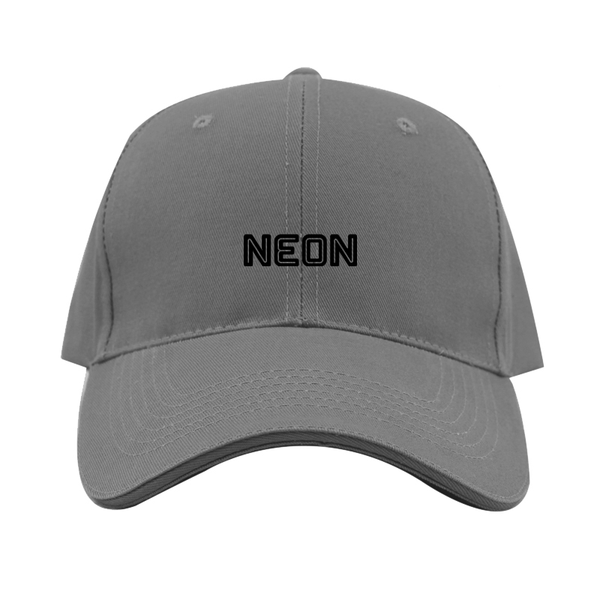 Neon Logo  Dad Baseball Cap Hat