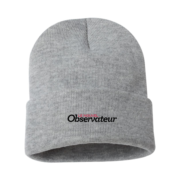 Le Nouvel Observateur Logo Beanie Hat