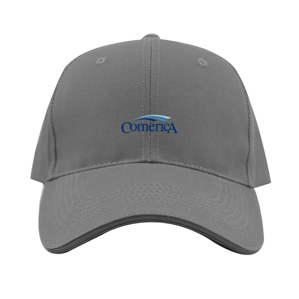 Comerica  Logo  Dad Baseball Cap Hat