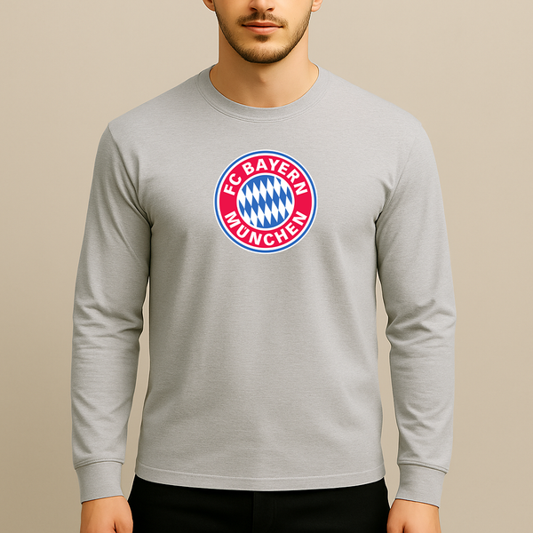 Men's F.C. Bayern Munchen Soccer Long Sleeve T-Shirt