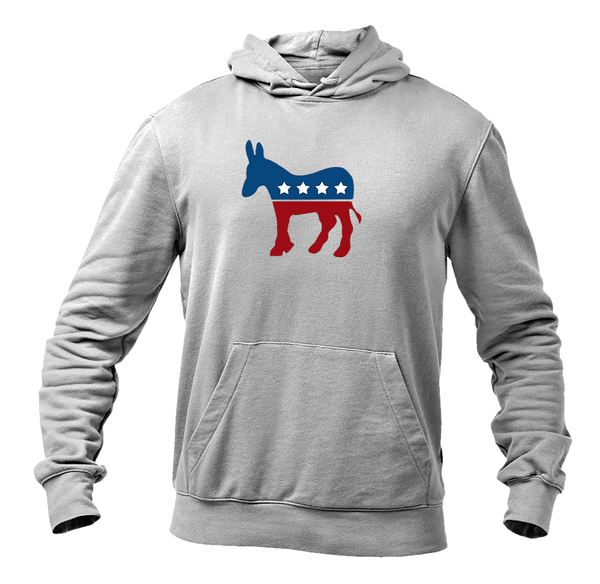 Men's  Democrat Election Symbol Softstyle Midweight Hooded Sweatshirt