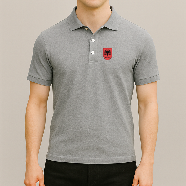 Men's Albania National Soccer Team Dry Blend Polo