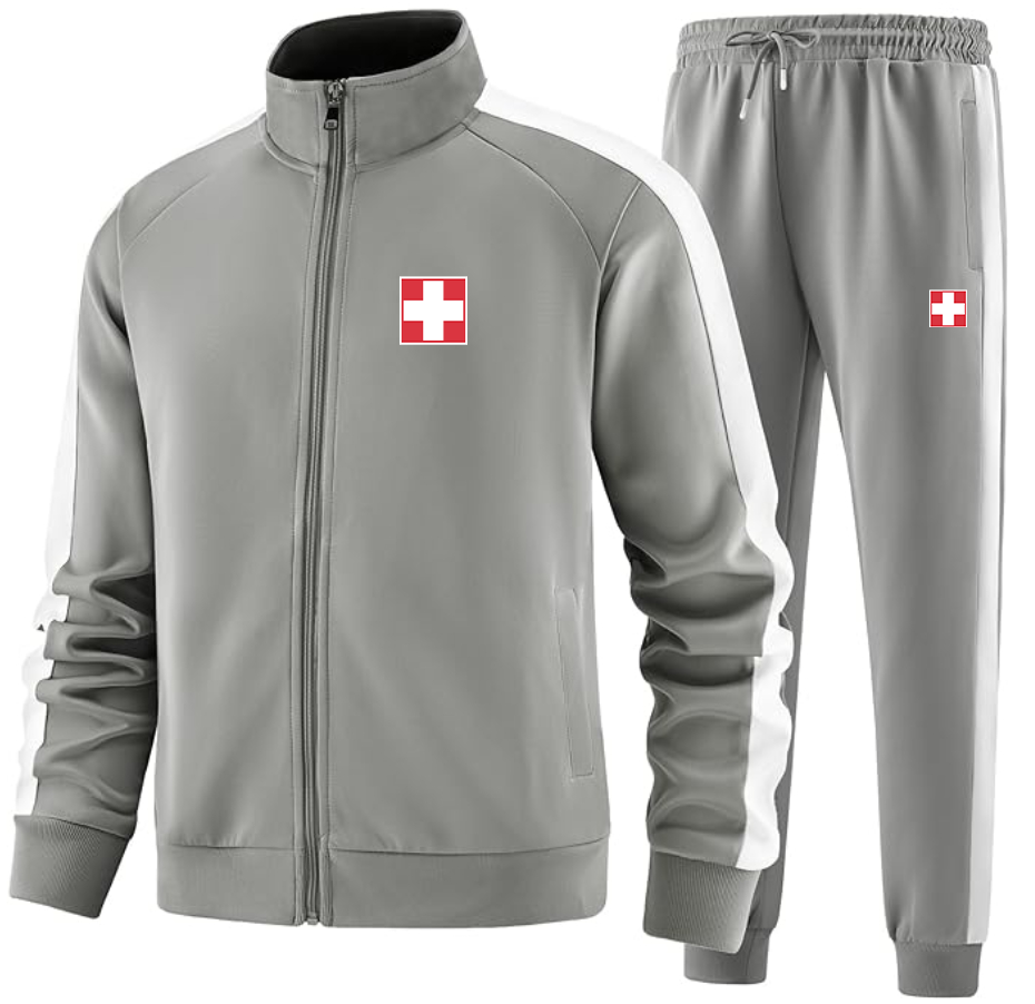 Men's Switzerland National Football Soccer Team   Dri-Fit TrackSuit