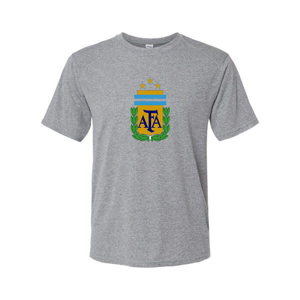 Youth Kids Argentina National Soccer Team Performance T-Shirt