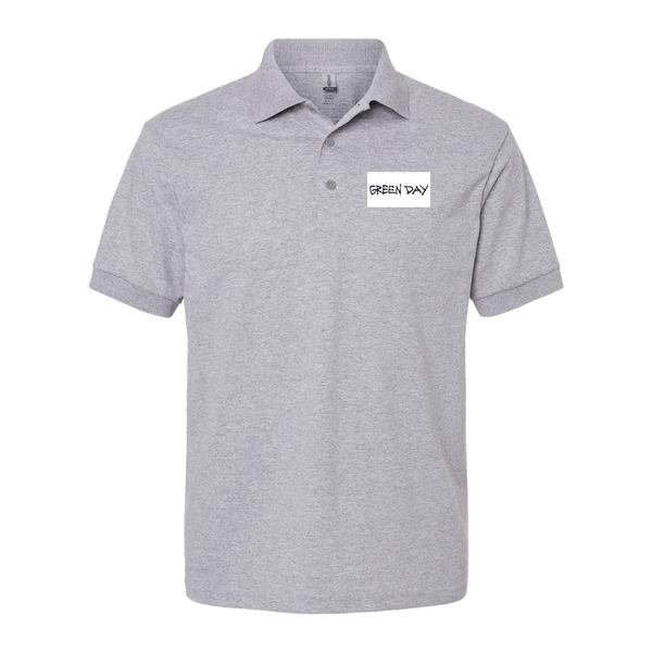 Men's Green Day Logo Dry Blend Polo