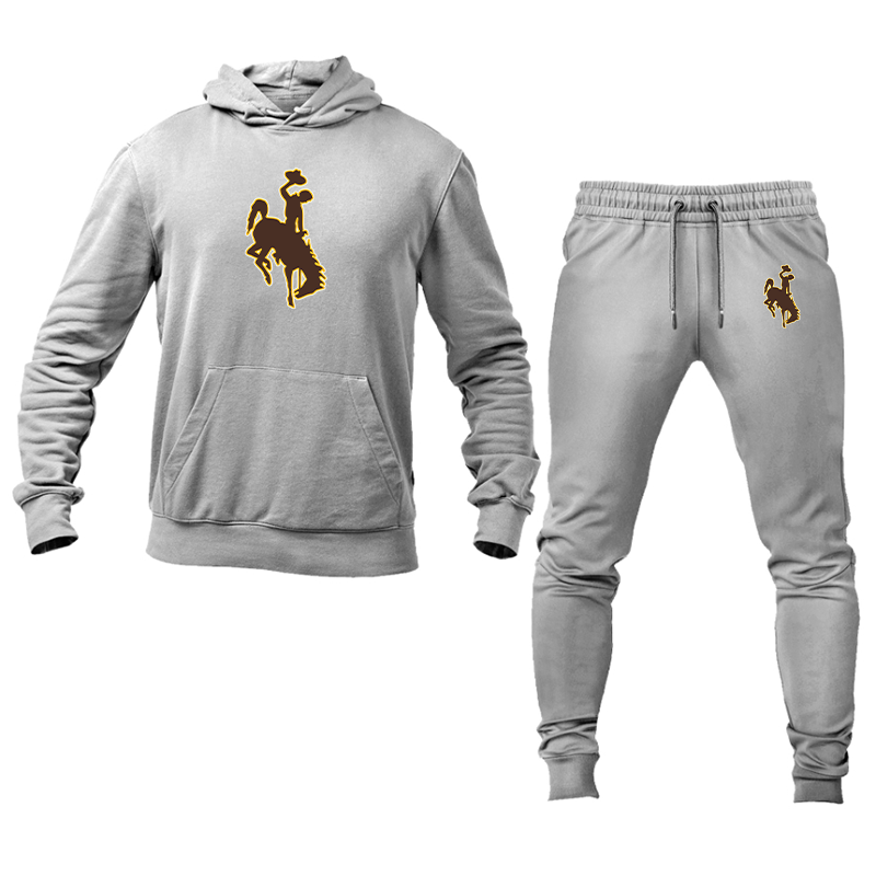 Men's  Wyoming Cowboys Hoodie Joggers Set