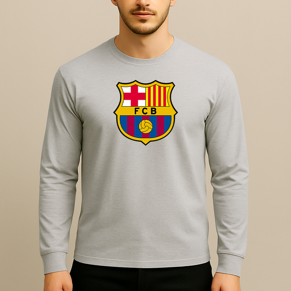 Men's F.C. Barcelona Soccer Long Sleeve T-Shirt