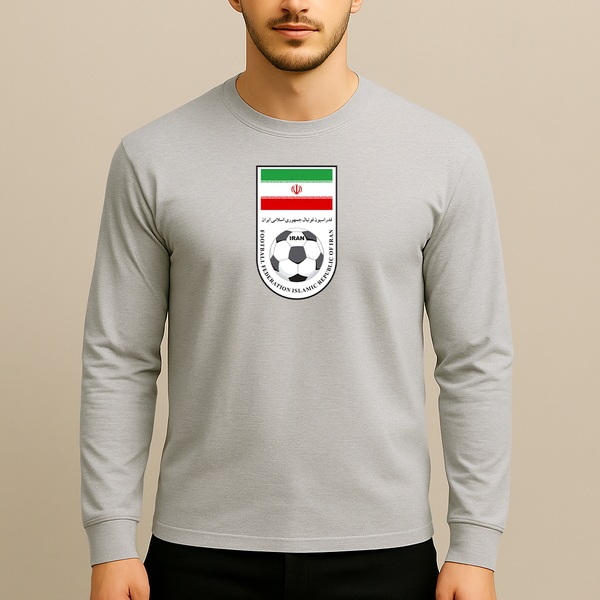 Men's Iran National Soccer Team Long Sleeve T-Shirt