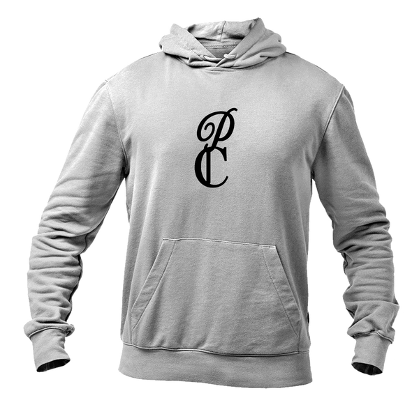 Men's  P & C Black  Softstyle Midweight Hooded Sweatshirt