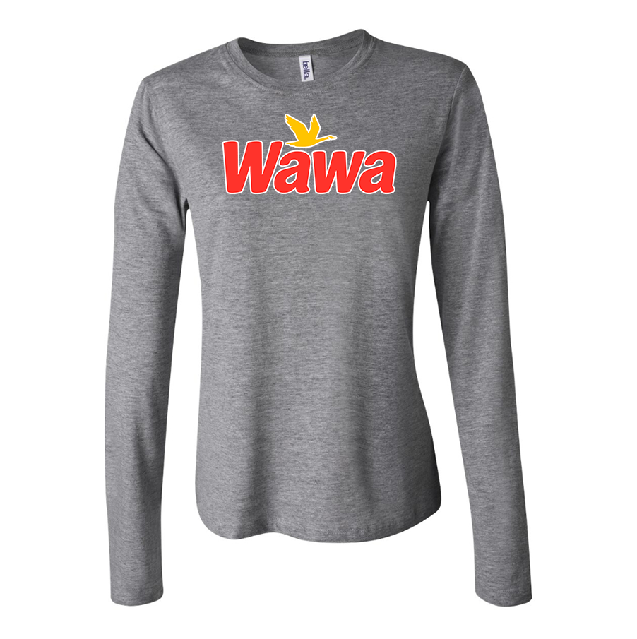 Women's Wawa Gas Station Long Sleeve T-Shirt