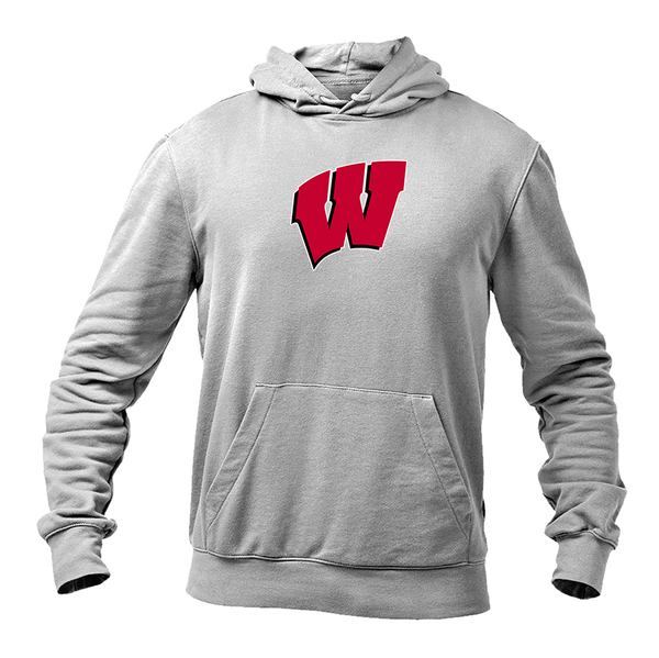 Men's  Wisconsin Badgers Gildan  Heavy Blend Hooded Sweatshirt