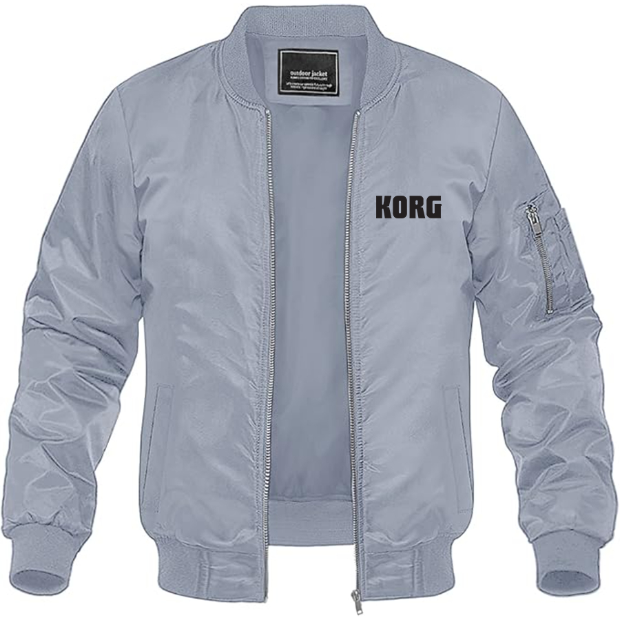 Men's Korg Logo Lightweight Bomber Jacket