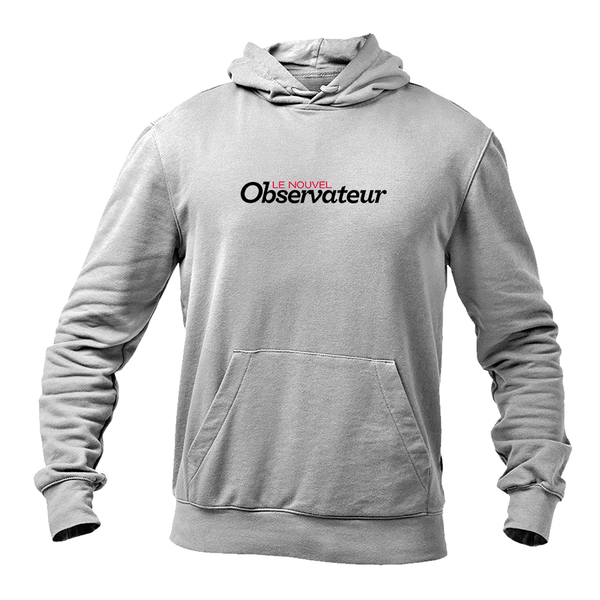 Men's Le Nouvel Observateur Logo  Pullover Hoodie