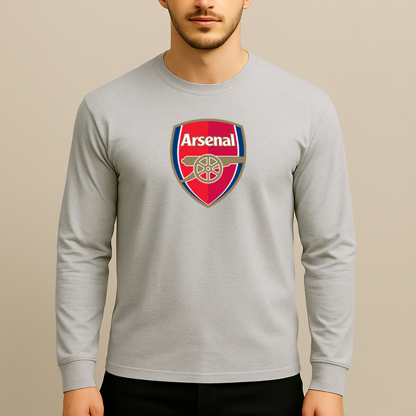 Men's Arsenal Soccer Long Sleeve T-Shirt