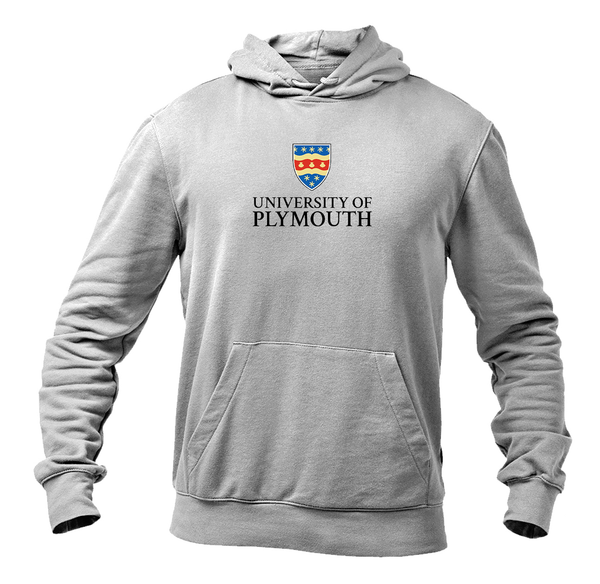Men's University of Plymouth Logo  Pullover Hoodie