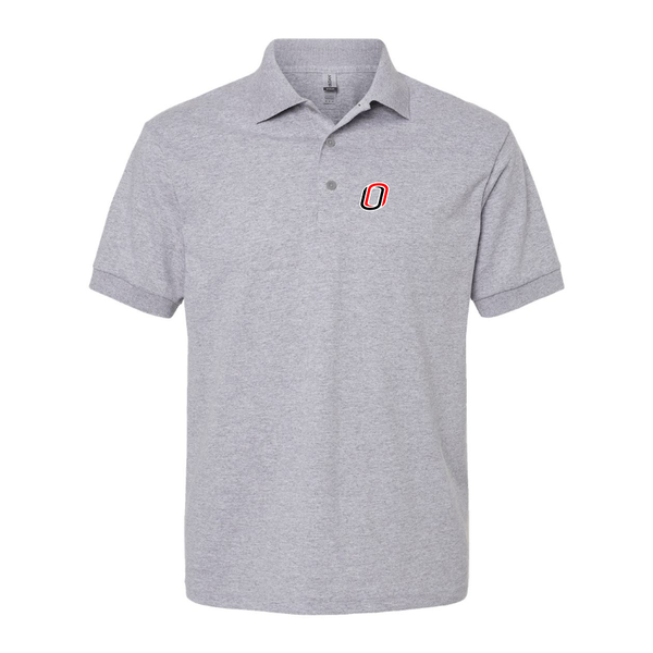 Men's  Nebraska Omaha Mavericks Logo Dry Blend Polo