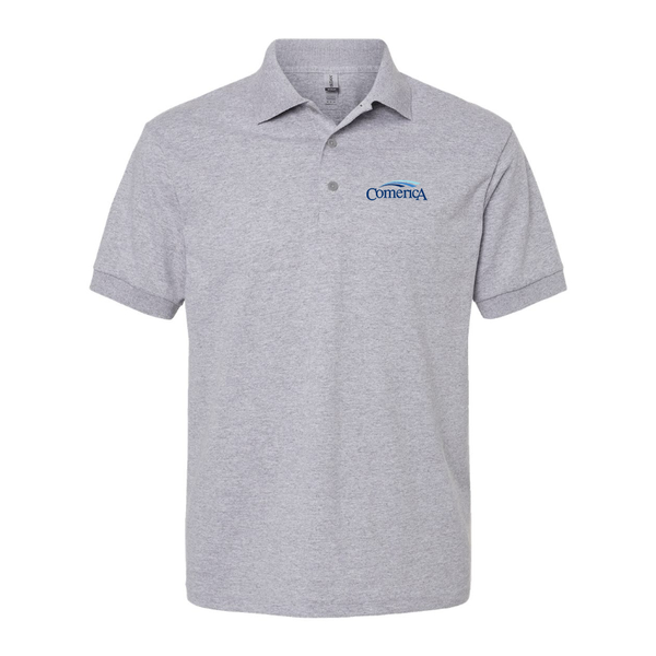 Men's Comerica  Logo Dry Blend Polo