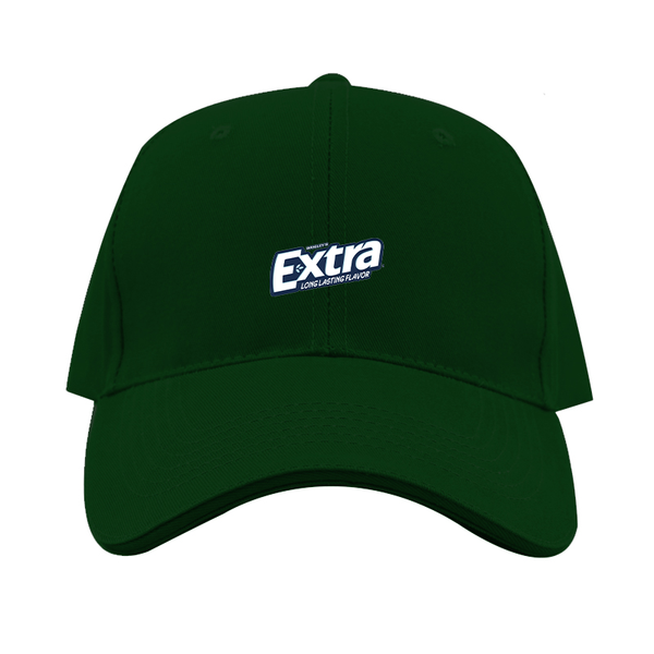 Extra Gum Logo  Dad Baseball Cap Hat
