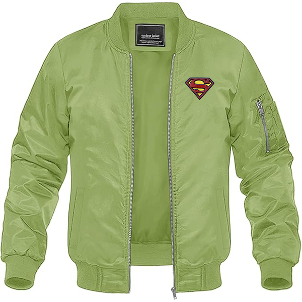Men'sValero Gas Station   Lightweight Bomber Jacket Windbreaker Softshell Varsity Jacket Coat