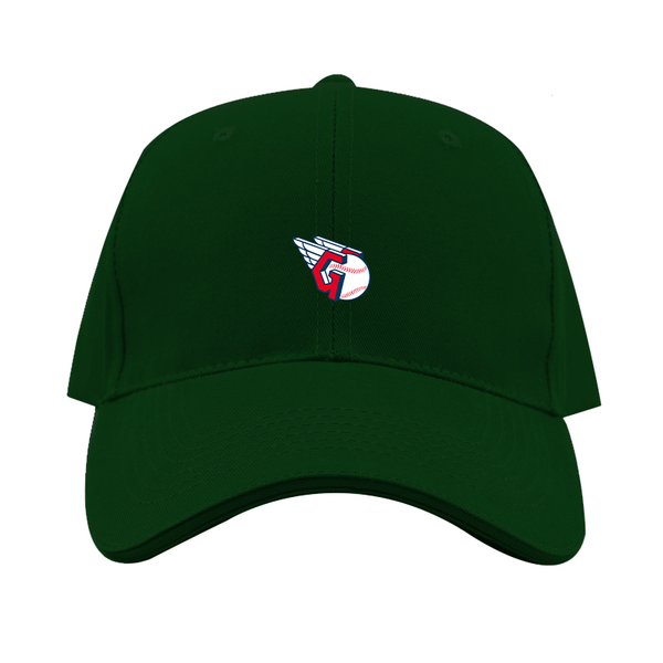 Cleveland Guardians  Logo  Dad Baseball Cap Hat